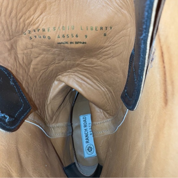 Ranch Road Presidio Liberty Black Boots - Picture 8 of 11